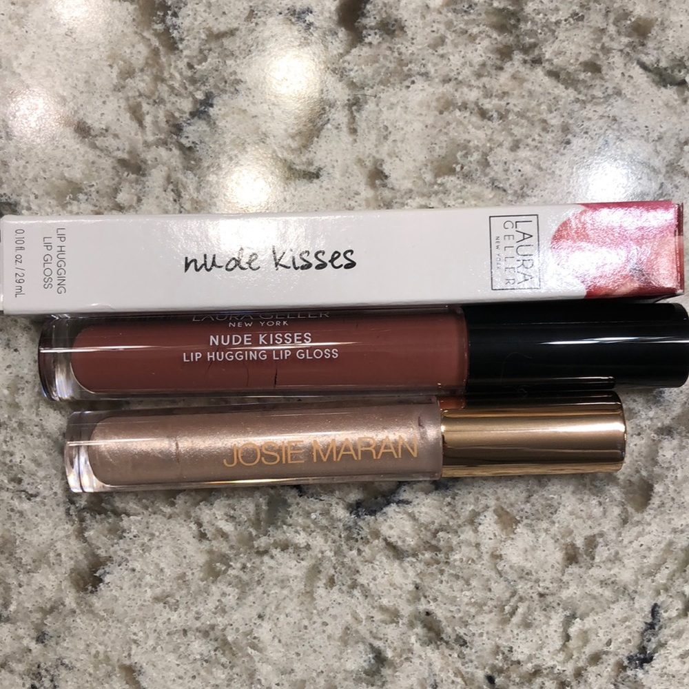 Brand new Josie Maran and Laura Geller lip gloss set